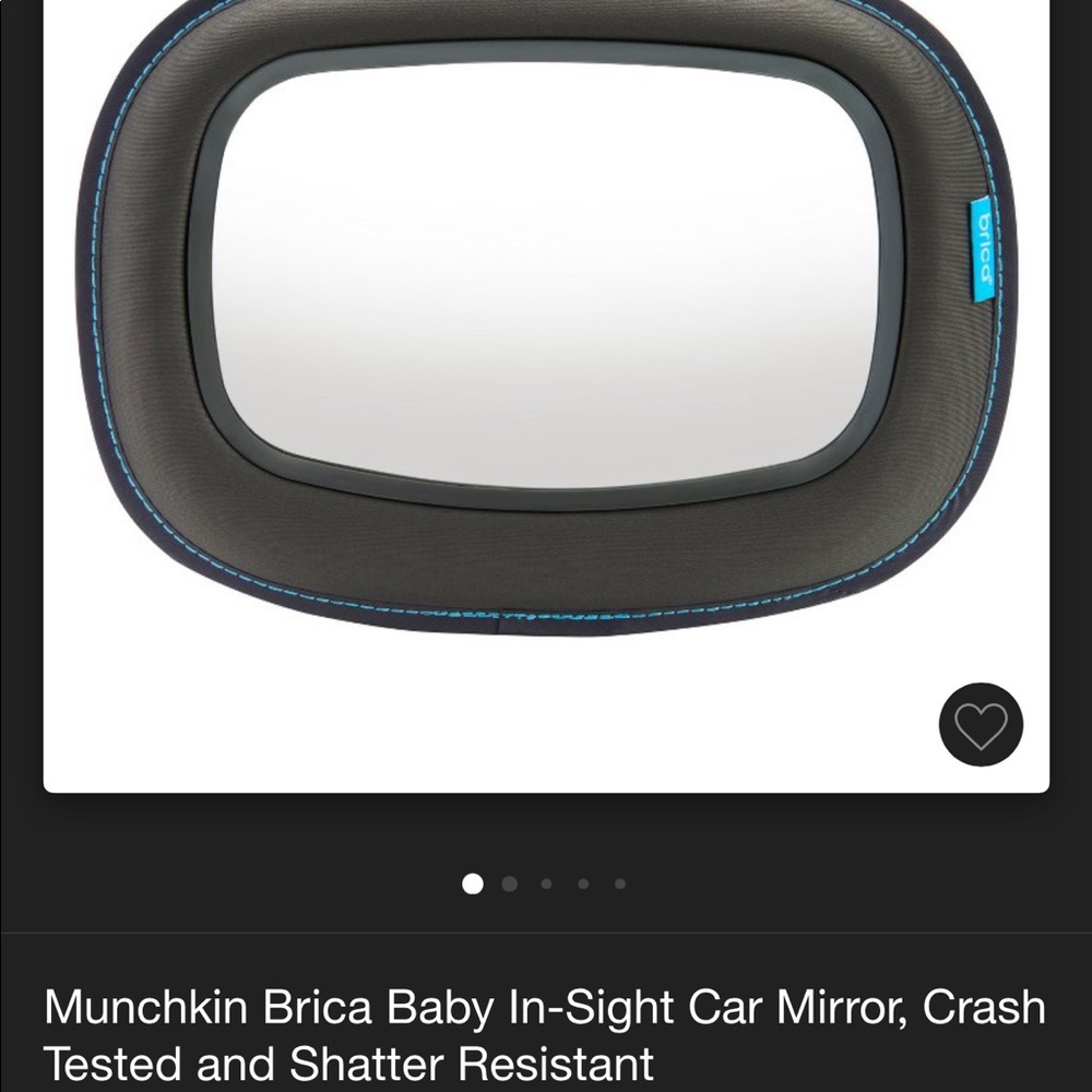 Infant car seat mirror